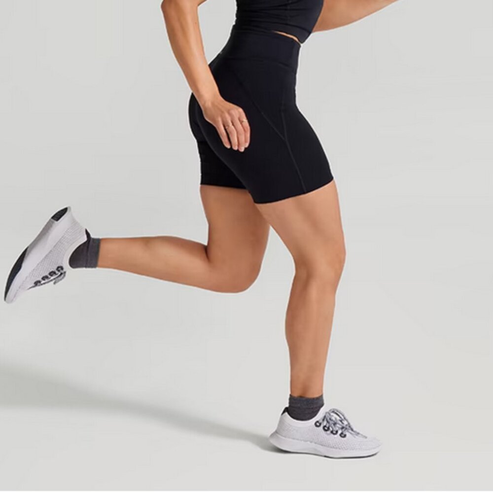 Black Allbirds Natural Bike Shorts